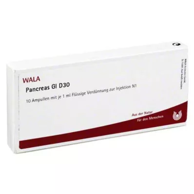 PANCREAS GL D 30 Ampullen, 10X1 ml PANCREAS GL D 30 Ampullen, 10X1 ml