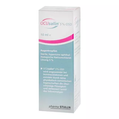 OCUSALIN 5% OSD Oogdruppels, 1X10 ml OCUSALIN 5% OSD Oogdruppels, 1X10 ml