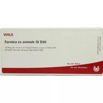 FORMICA EX animale GL D 30 ampullen, 10X1 ml FORMICA EX animale GL D 30 ampullen, 10X1 ml