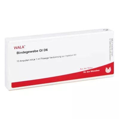 BINDEGEWEBE GL D 6 Ampullen, 10X1 ml BINDEGEWEBE GL D 6 Ampullen, 10X1 ml