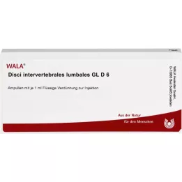 DISCI tussenwervels lumbaal GL D 6 ampullen, 10X1 ml