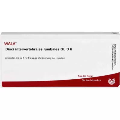 DISCI tussenwervels lumbaal GL D 6 ampullen, 10X1 ml