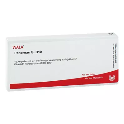 PANCREAS GL D 10 ampullen, 10X1 ml