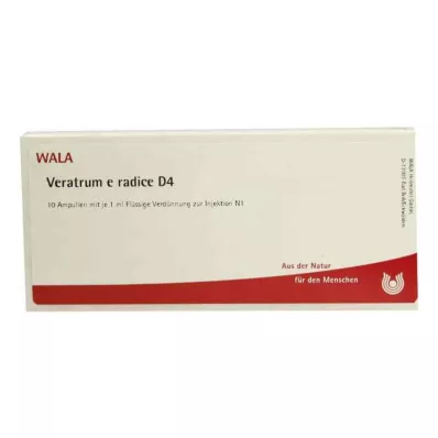 VERATRUM E radice D 4 Ampullen, 10X1 ml