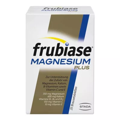 FRUBIASE MAGNESIUM Plus bruistabletten, 20 stuks