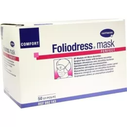 FOLIODRESS masker Comfort perfect groen OP-Maskers, 50 stuks