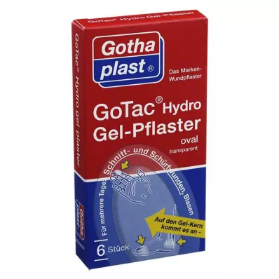 GOTAC Wondfolie met gelkussen, 6 stuks GOTAC Wondfolie met gelkussen, 6 stuks