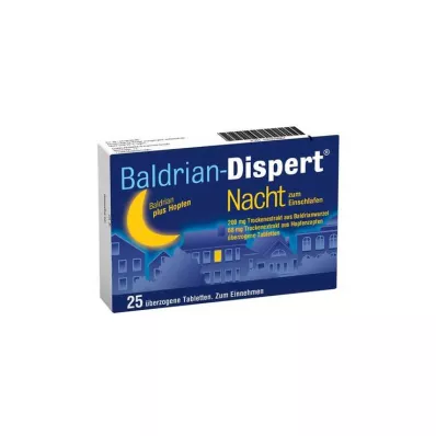 BALDRIAN DISPERT Nacht om in slaap te vallen tablet, 25 stuks BALDRIAN DISPERT Nacht om in slaap te vallen tablet, 25 stuks