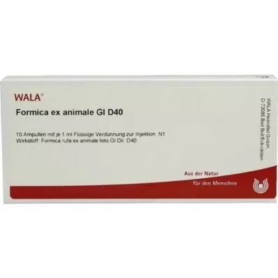 FORMICA EX animale GL D 40 ampullen, 10X1 ml FORMICA EX animale GL D 40 ampullen, 10X1 ml