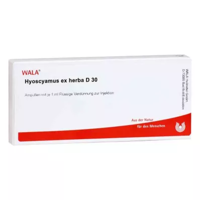 HYOSCYAMUS EX Herba D 30 Ampullen, 10X1 ml HYOSCYAMUS EX Herba D 30 Ampullen, 10X1 ml