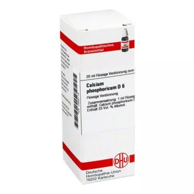 CALCIUM PHOSPHORICUM D 6 Verdunning, 20 ml
