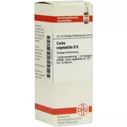 CARBO VEGETABILIS D 6 Verdunning, 20 ml