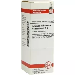 CALCIUM CARBONICUM Hahnemanni D 6 Verdunning, 20 ml