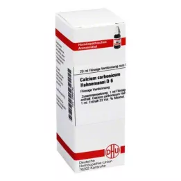 CALCIUM CARBONICUM Hahnemanni D 6 Verdunning, 20 ml