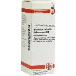 MERCURIUS SOLUBILIS Hahnemanni D 6 Verdunning, 20 ml