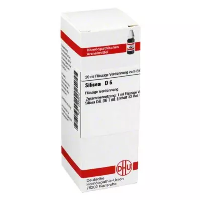 SILICEA D 6 Verdunning, 20 ml