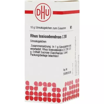 RHUS TOXICODENDRON C 200 bolletjes, 10 g