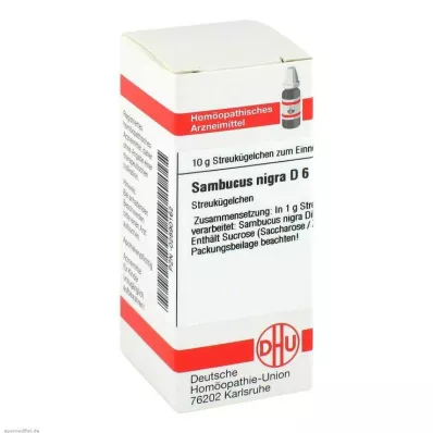 SAMBUCUS NIGRA D 6 bolletjes, 10 g SAMBUCUS NIGRA D 6 bolletjes, 10 g