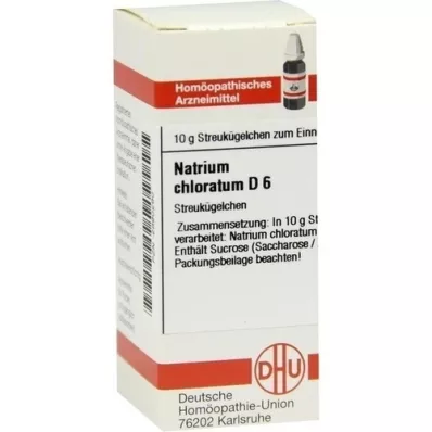 NATRIUM CHLORATUM D 6 bolletjes, 10 g
