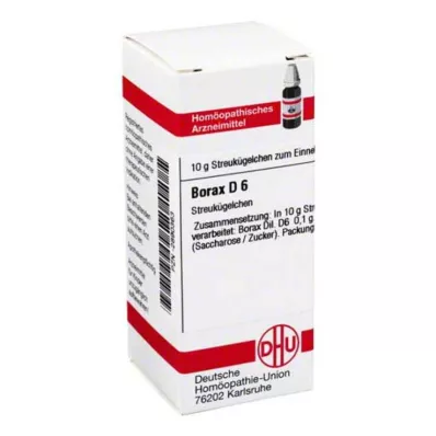 BORAX D 6 bolletjes, 10 g