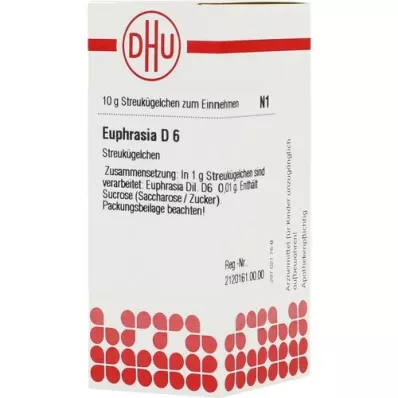 EUPHRASIA D 6 bolletjes, 10 g