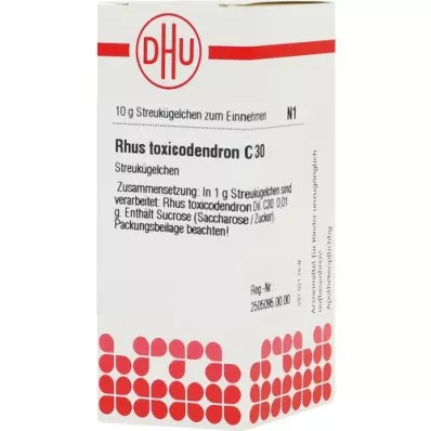 RHUS TOXICODENDRON C 30 bolletjes, 10 g