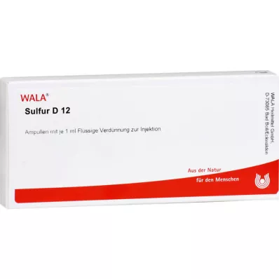 SULFUR D 12 Ampullen, 10X1 ml