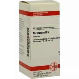 ABROTANUM D 6 tabletten, 80 stuks