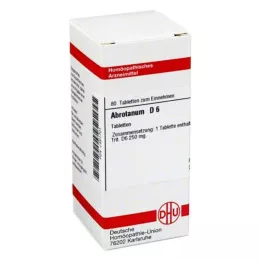 ABROTANUM D 6 tabletten, 80 stuks