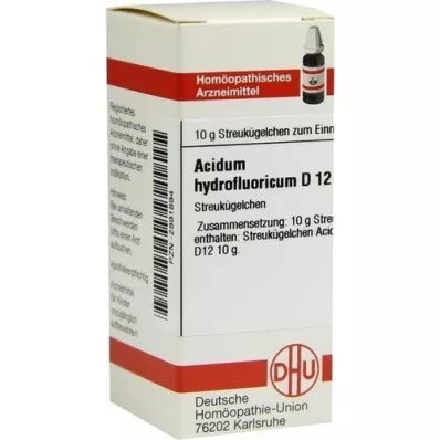 ACIDUM HYDROFLUORICUM D 12 bolletjes, 10 g
