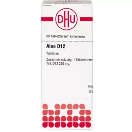 ALOE D 12 tabletten, 80 stuks