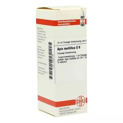 APIS MELLIFICA Verdunning D 8, 20 ml APIS MELLIFICA Verdunning D 8, 20 ml