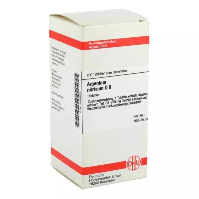 ARGENTUM NITRICUM D 8 tabletten, 200 stuks