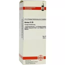 ARNICA Verdunning D 20, 50 ml