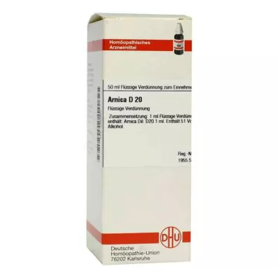 ARNICA Verdunning D 20, 50 ml