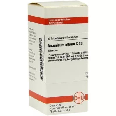 ARSENICUM ALBUM C 30 tabletten, 80 st