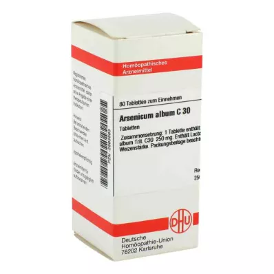 ARSENICUM ALBUM C 30 tabletten, 80 st ARSENICUM ALBUM C 30 tabletten, 80 st