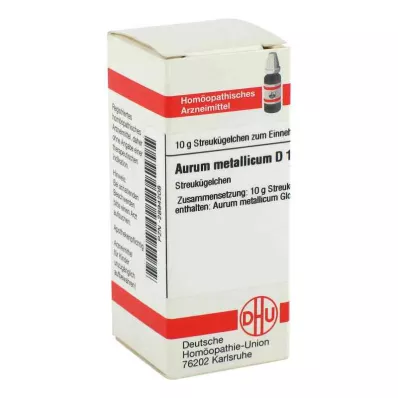 AURUM METALLICUM D 10 bolletjes, 10 g AURUM METALLICUM D 10 bolletjes, 10 g