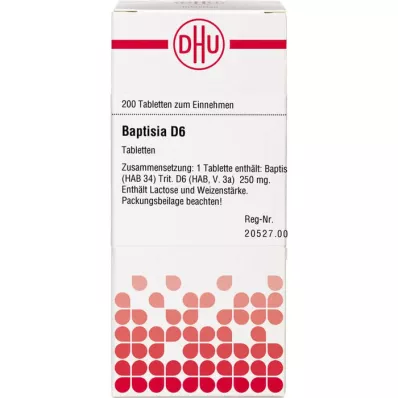 BAPTISIA D 6 tabletten, 200 stuks