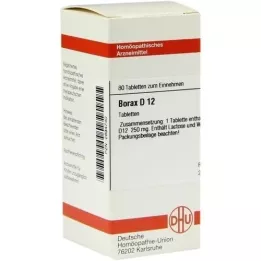 BORAX D 12 tabletten, 80 stuks