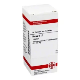 BORAX D 12 tabletten, 80 stuks