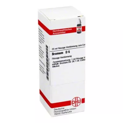 BROMUM D 6 Verdunning, 20 ml