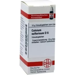 CALCIUM SULFURICUM D 6 bolletjes, 10 g