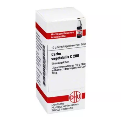 CARBO VEGETABILIS C 200 bolletjes, 10 g