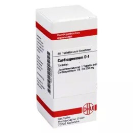 CARDIOSPERMUM D 4 tabletten, 80 st