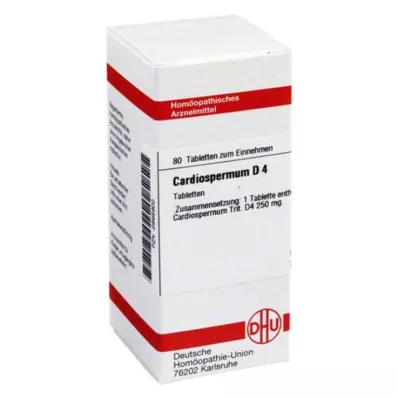 CARDIOSPERMUM D 4 tabletten, 80 st CARDIOSPERMUM D 4 tabletten, 80 st