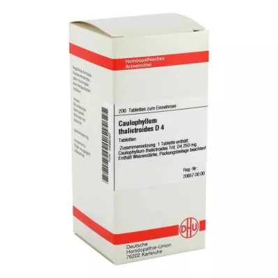 CAULOPHYLLUM THALICTROIDES D 4 tabletten, 200 stuks