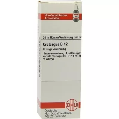 CRATAEGUS D 12 Verdunning, 20 ml