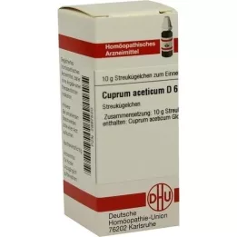 CUPRUM ACETICUM D 6 bolletjes, 10 g