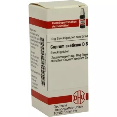 CUPRUM ACETICUM D 6 bolletjes, 10 g